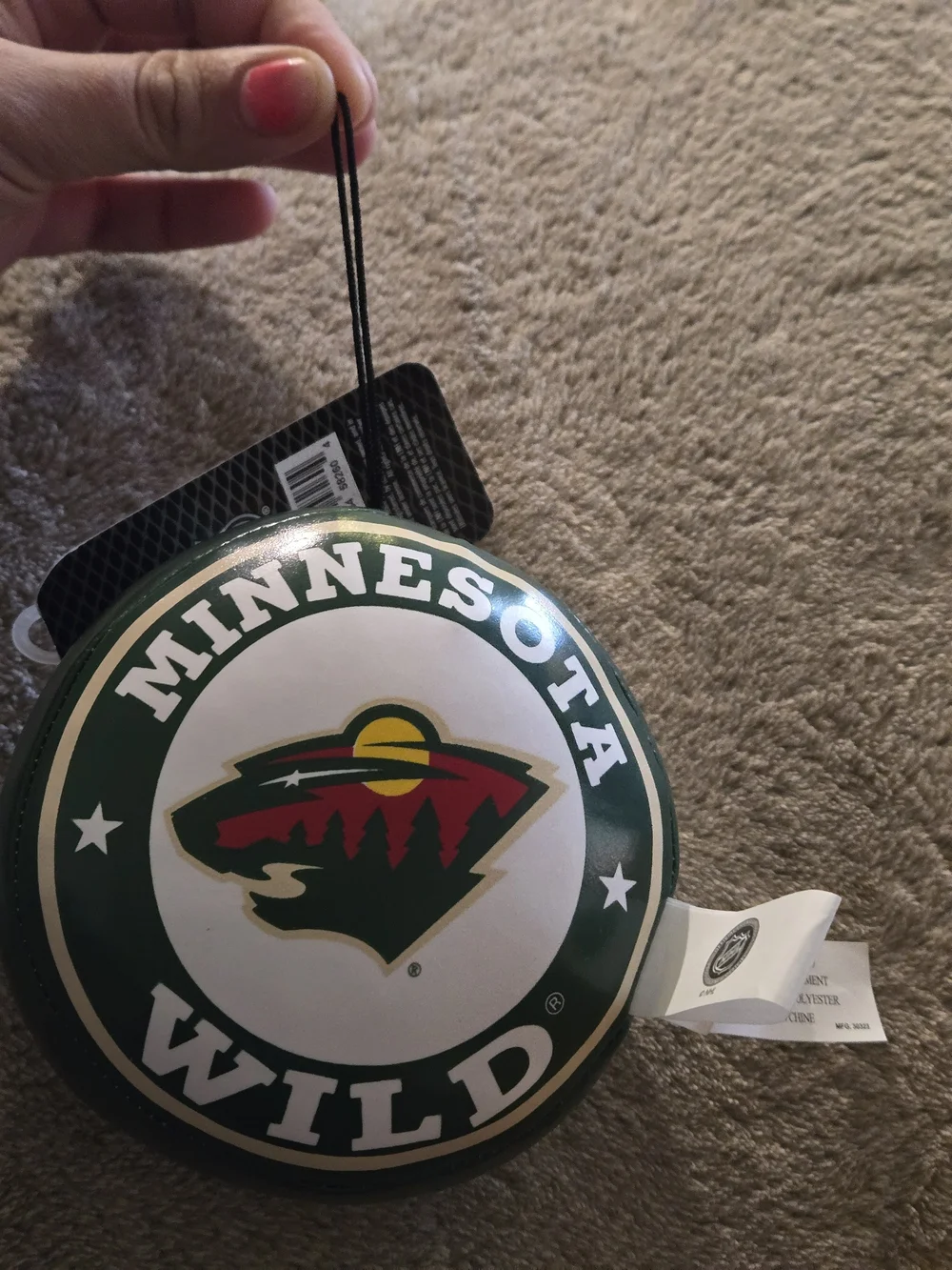 Officially Licensed NHL Minnesota Wild Stuffed Hanging Ornament New